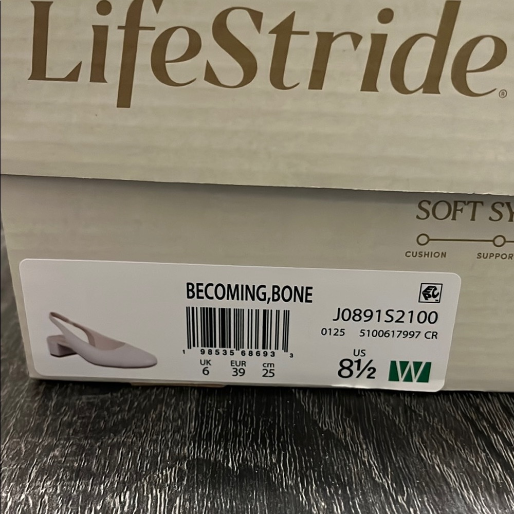 Life Stride Women's Bone Slingback Shoes